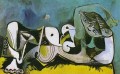 Femme nue couchee 1941 Kubismus